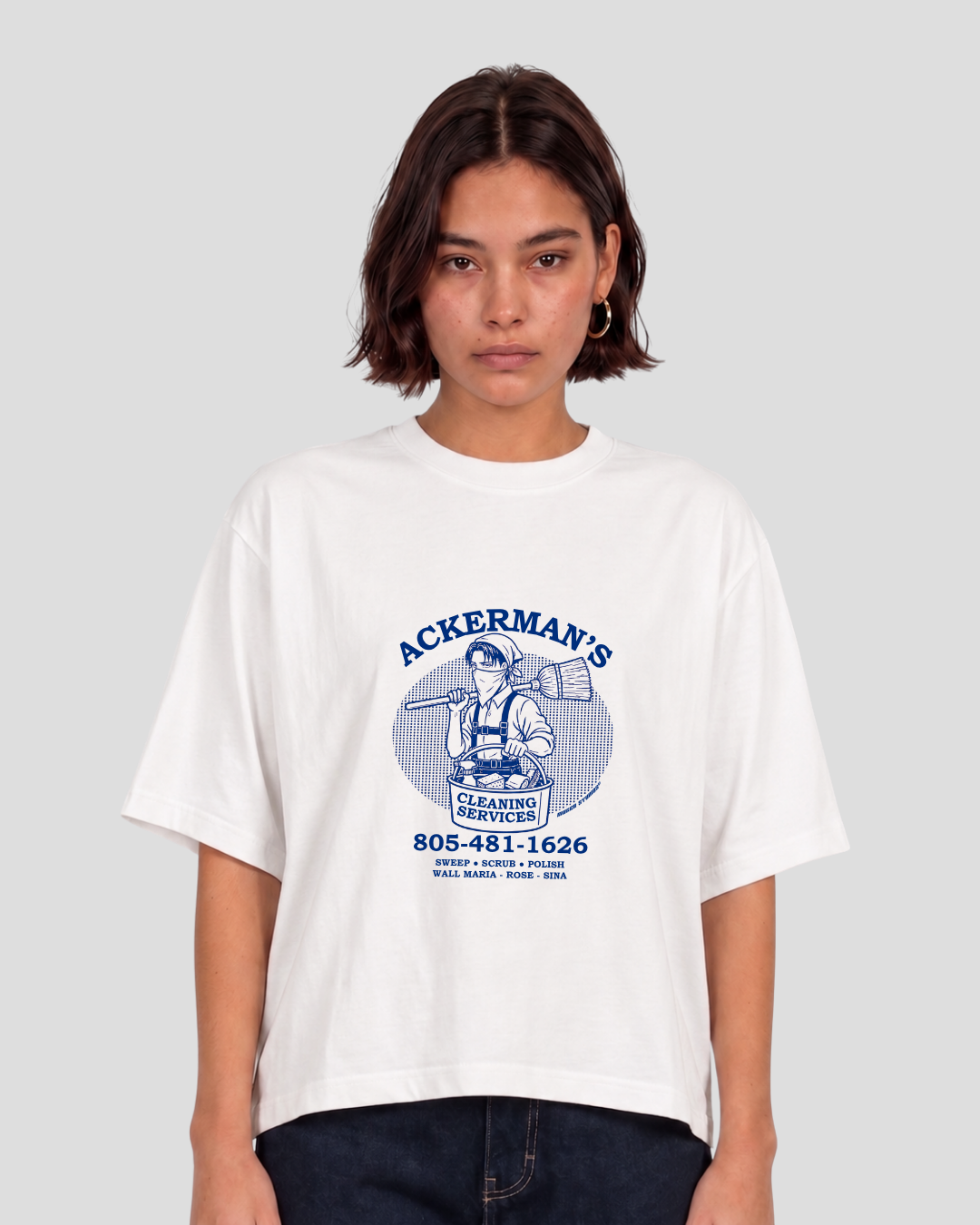 Ackerman's Cleaning Services Tee — vista 1